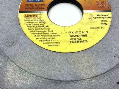 USED NORTON GRINDING WHEELS