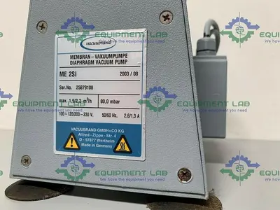 USED VACUUBRAND ME 2SI DIAPHRAGM VACUUM PUMP