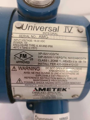 Ametek Does Not Apply Other Valves & Manifolds | Amiron Machinery (3)