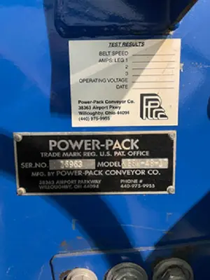 American Baler 30 HP Wide Mouth/Full Penetration/Infeed Conveyor