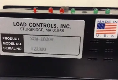 New | in-Stock LOAD CONTROLS, INC. XCR-1820V Industrial Controls Ohio US | Surplus Asset Holdings #1234306
