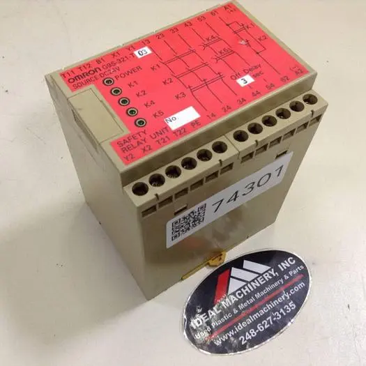 Used OMRON G9S-321-T03 Relays & Switches Michigan US | Ideal Machinery #707929