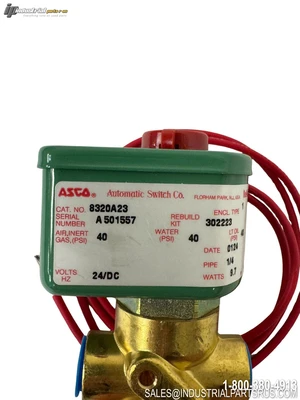 New | in-Stock ASCO 8320A23 Solenoid Valves Kentucky US | Industrial Parts R Us Inc. #1047715