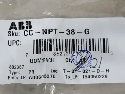 NEW ABB CC-NPT-38-G