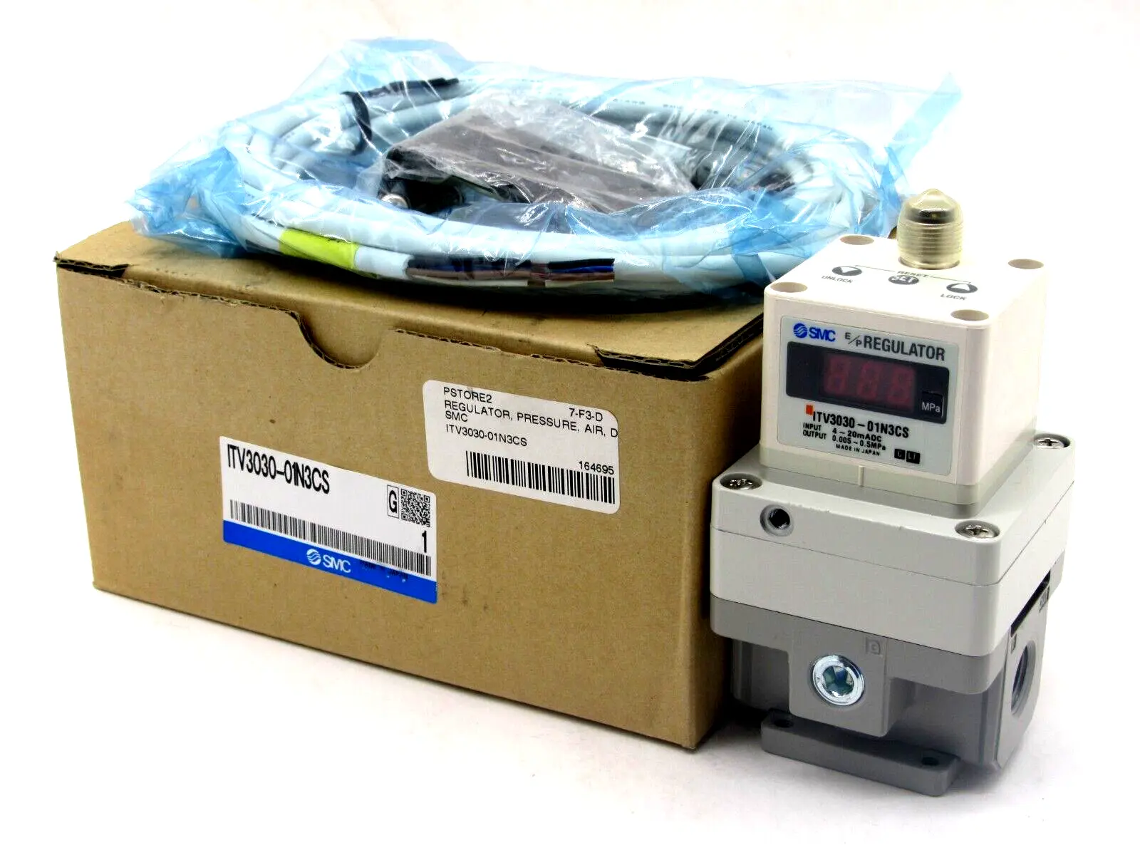 NEW SMC ITV3030-01N3CS PRESSURE REGULATOR ITV303001N3CS