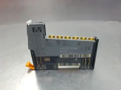 Used B & R X20DC2396 Rev H0 Input Module w/X20BM11 Base PLC Processors | Palmetto Automation #1150773