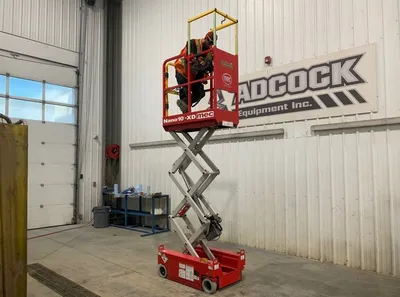 New | in-Stock 2026 MEC NANO10-XD ELECTRIC SCISSOR LIFT Scissor Lifters Alberta CA | Adcock Equipment #1417578
