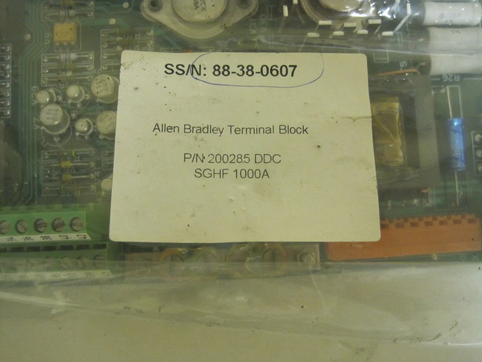 NEW ALLEN BRADLEY 3400-TB BOARD SGHF-1000A P/N 200285 DDC
