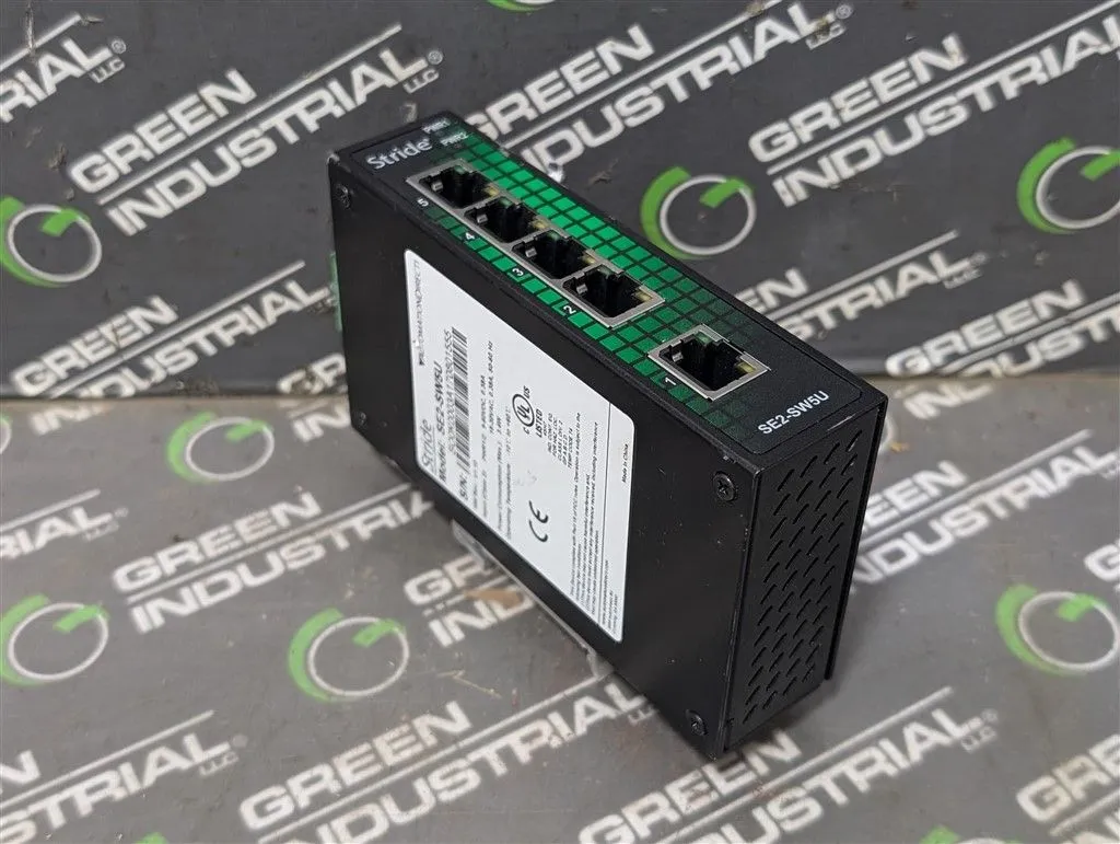 Stride by AutomationDirect SE2-SW5U 5 Port Unmanaged Ethernet Switch Used