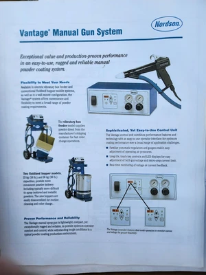 Nordson Vantage Powder Coating System "Like New"