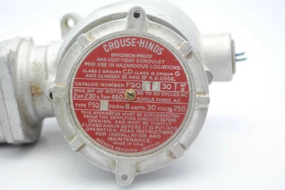 New | in-Stock Crouse-Hinds FSQC230 Electrical Fittings California US | Davliegogo LLC #1707453