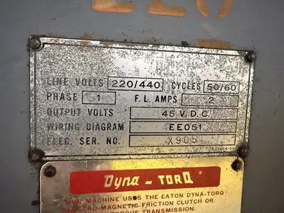 19" X 120" LEBLOND MODEL #6E REGAL ENGINE LATHE 1.75" HOLE: YOBRO #23960