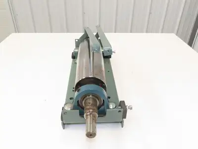 Hytrol 4"x 12" Crowned Tail Pulley for 24" Conveyor 21"BF Belt Under Roller