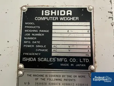 USED Ishida Ishida Bucket Scale, Model CCW-Z-216B