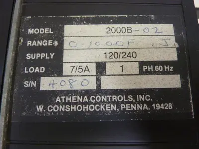 USED ATHENA 2000B-02