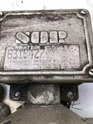 SOR/Static-O-Ring 12NNHK45 Pressure Switch 0.25-16PSI 200psi over 400psi proof