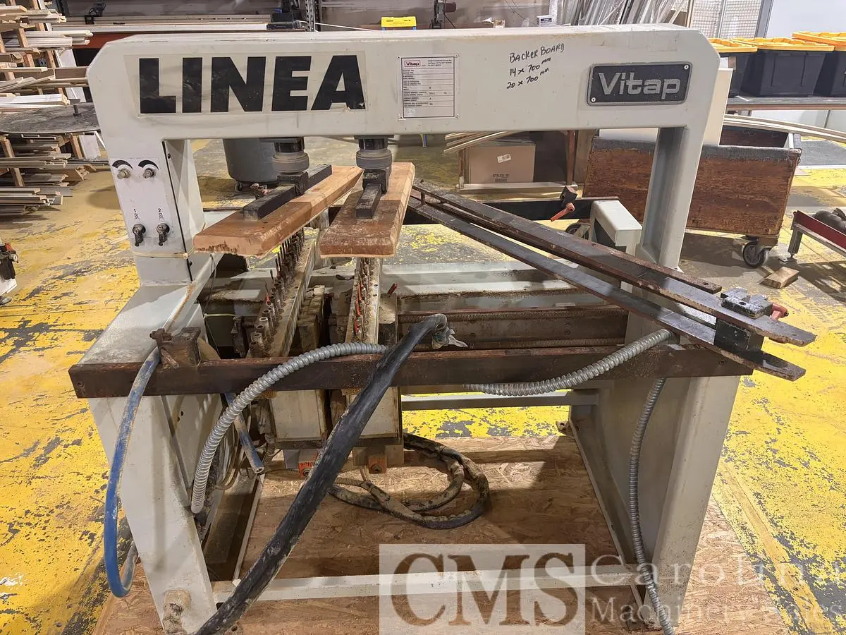 Used 1995 VITAP LINEA 42N  BORING MACHINE Woodworking Horizontal Boring Machines North Carolina US | CAROLINA MACHINERY SALES #1285446