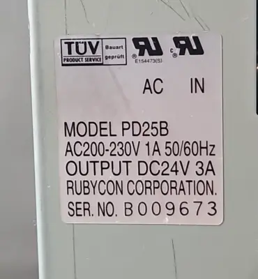 Mitsubishi Electric PD25B Power Supply (BIN742)