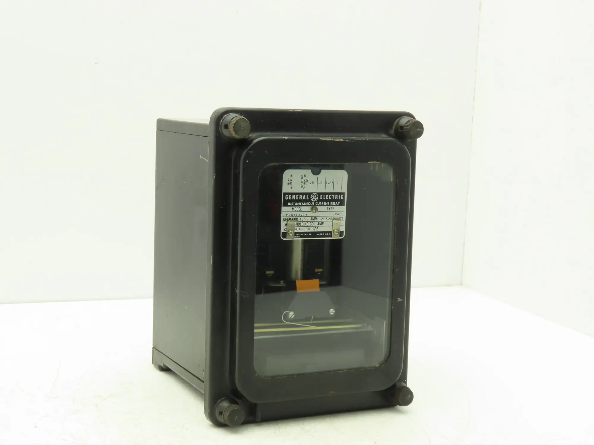 General Electric 12PJC11AV1A Overcurrent Time Delay Relay 1.5 Amp