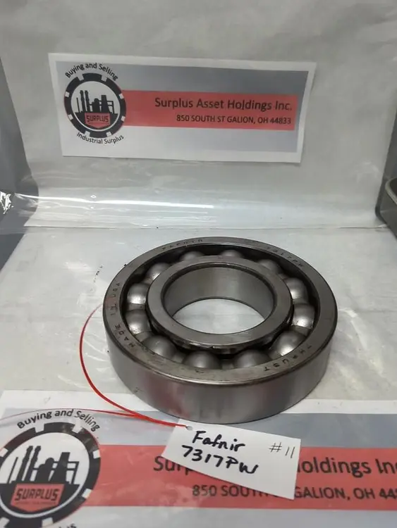 Used FAFNIR 7317PW Bearings | Surplus Asset Holdings #1198239