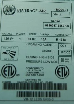 USED Beverage-Air VM-12