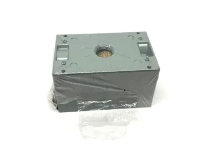 New | in-Stock Red Dot Deep Outlet Box Four Hole 1/2" Electrical Boxes Michigan US | Maverick Industrial Sales #1460739