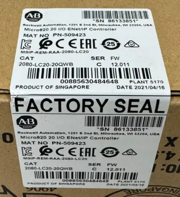 USED ALLEN-BRADLEY ALLEN BRADLEY 2080-LC20-20QWB MICRO820