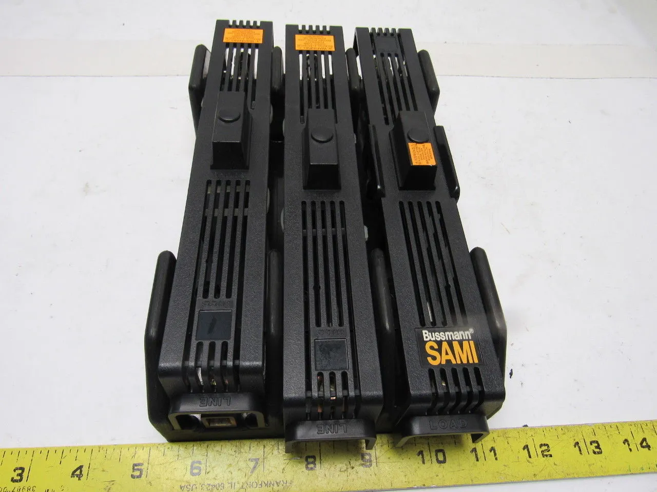 Buss R60100-3COR 3 Pole Class R Fuse Holder Block 600V 100A