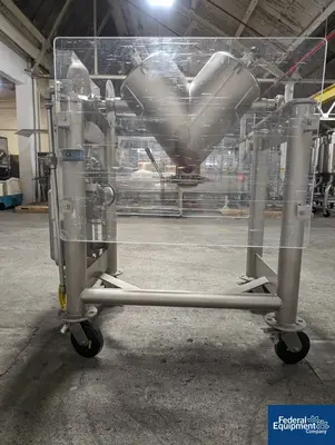 USED Patterson-Kelley 2 Cu Ft P-K Twin Shell Blender, S/S,