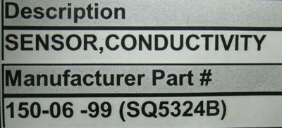 NEW ROSEMOUNT 150-06-99 CONDUCTIVITY SENSOR SQ5324B