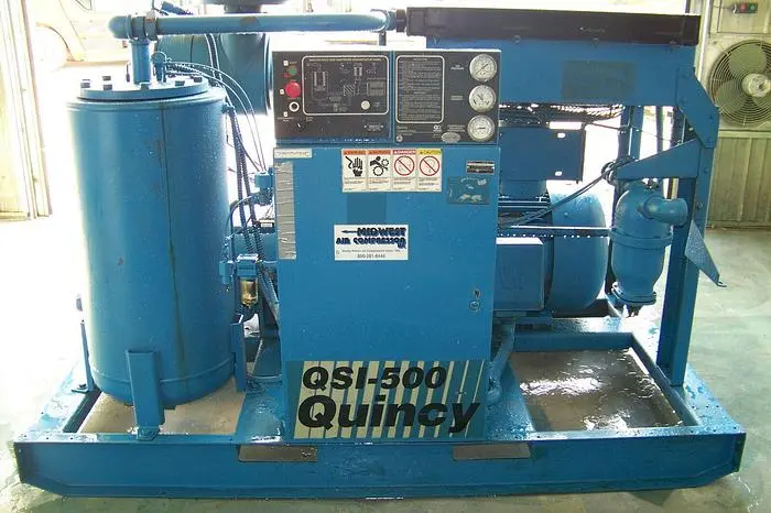 Used QUINCY QSI 500 Rotary Screw & Sliding Vane Air Compressors Wisconsin US | Midwest Air Compressor #505882