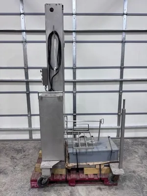 USED STAINLESS STEEL Lug Lift Tote Dumper