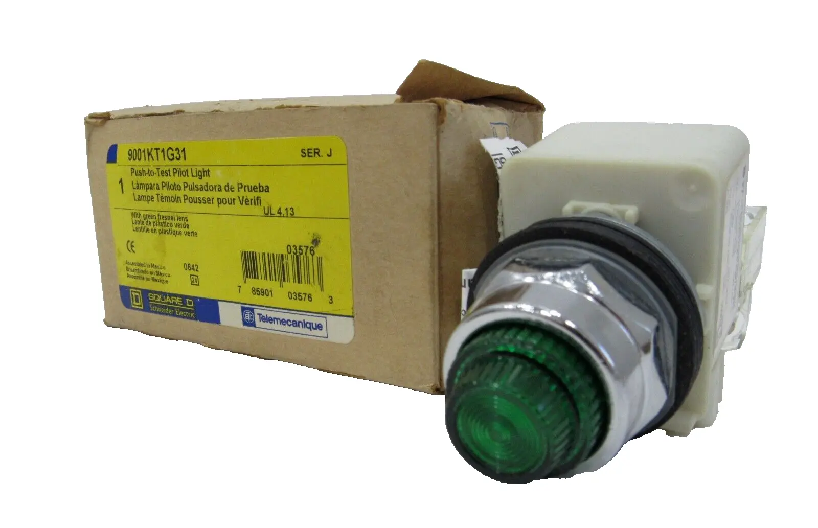 NEW SQUARE D 9001KT1G31 PILOT LIGHT SERIES J