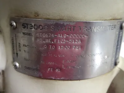 Honeywell STG674-A1G-00000-MB,ME,F1C3-513A Smart Pressure Transmitter Xt2 Used