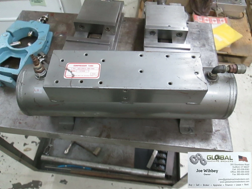 Dayton Electric 3 Gallon Horizontal Non-Code Compressor Tank 1Z782B, With Fittings