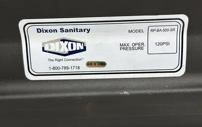 New | in-Stock DIXON RP-BA-500-SR Parts (Hydraulics and Pneumatics) | Surplus Asset Holdings #1227234