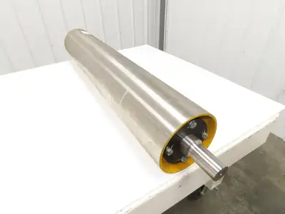 Hytrol 914.24490T Belt Conveyor Take-Up Pulley 8-5/8"x 49"BW 1-15/16"Shaft XT35