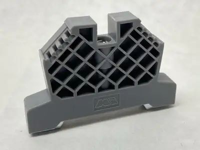Used Morsettitalia Euro Stop End Bracket Clamp Gray LOT OF 10 Terminal Blocks Michigan US | Maverick Industrial Sales #1395003