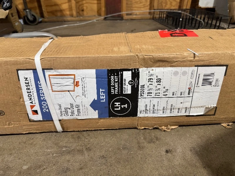 Anderson 200 Series Gliding Patio Door Frame Kit customer Return see Pictures