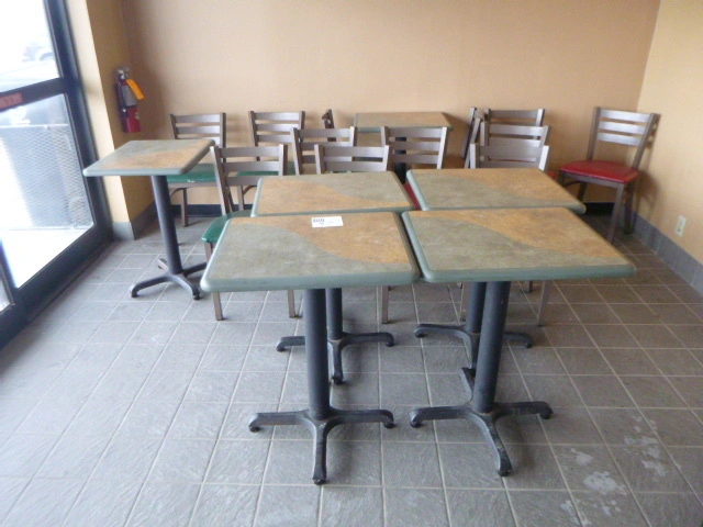 6 Tables and 12 Chairs