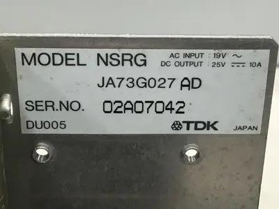USED TDK NSRG JA73G027