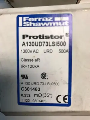 New | in-Stock FERRAZ SHAWMUT A130UD73LS1500 Miscellaneous Equipment (Electrical & Power) | Surplus Asset Holdings #1188504
