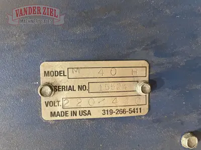 Used AIR KING M-40H Dust Collectors Michigan US | Vander Ziel Machinery Sales #482580