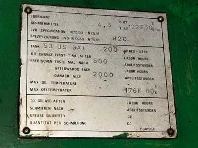 12' X 1/2" LVD MODEL #12-OH-50 HYDRAULIC POWER SHEAR: STOCK 16342