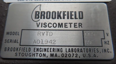 Brookfield Viscometer