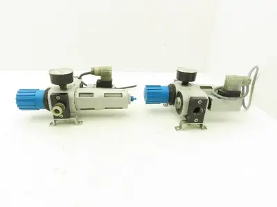 Festo LFR-D-MIDI Filter Regulator/Pressure Switch/Branching Module/ Lot of 2