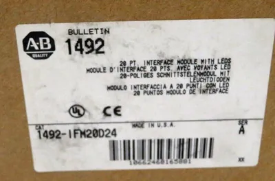 NEW ALLEN BRADLEY 1492-IFM20D24 INTERFACE MODULE SERIES A 1492IFM20D24