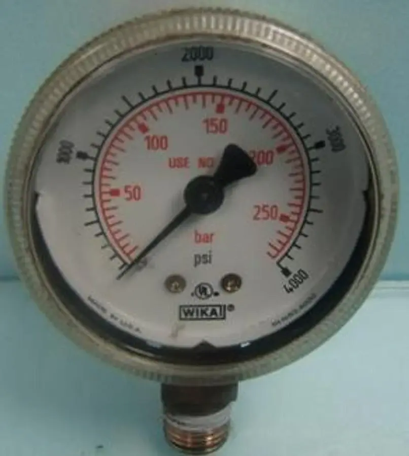 QTY. 1. WIKAI PRESSURE GAUGE PART NO. 334962-1 11L...