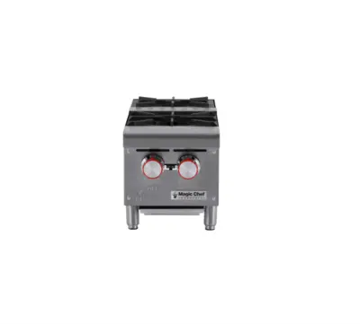 Magic Chef 12 IN. W COMMERCIAL NATURAL GAS COUNTERTOP HOT PLATE IN STAINLESS STEEL