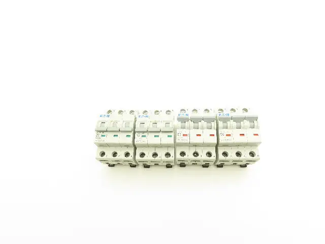 Cutler Hammer WMZS3D03 3-Pole 3A Circuit Breaker Lot of 4